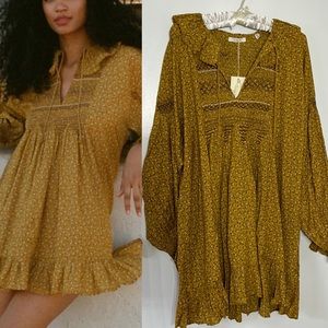 Doen Cordelia Dress Sunsoaked Foothills Floral XL